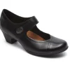 Abigail Black Mary Jane Low Heel