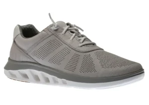 Activate White Perforated Leather Lace-Up Sneaker