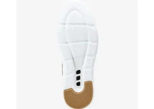 Activate White Perforated Leather Lace-Up Sneaker