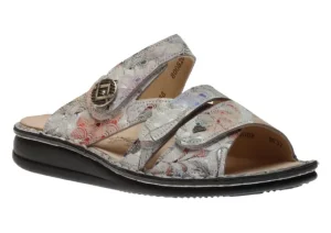 Agueda Multi Irpino Leather Slide Sandal