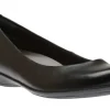 Alder Astoria Black Leather Ballet Flat