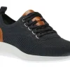 Amherst Navy Knit Lace-Up Sneaker