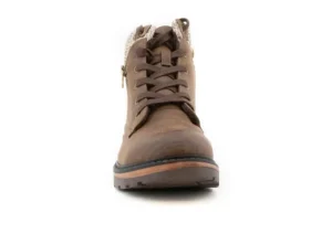 Amy Dark Ten Lace-Up Ankle Boot