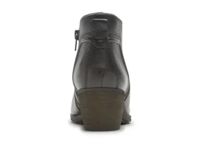 Anisa V-Cut Black Bootie