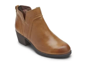 Anisa V-Cut Yellow Amber Bootie