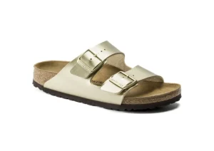 Arizona Birko-Flor Gold Slide Sandal