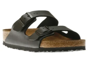 Arizona Soft Footbed Birko-Flor Black Slide Sandal
