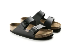 Arizona Soft Footbed Birko-Flor Black Slide Sandal