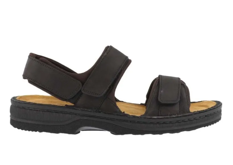 arthur_coal_nubuck_leathe_2.webp Arthur Coal Nubuck Leather Adjustable Straps Casual Sandal
