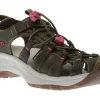Astoria West Green Pink Waterproof Sports Sandal