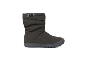 B Puffy Mid Black Women's Lightweight Insulated Boot