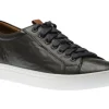 Banks Navy Leather Lace-Up Sneaker