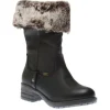 Belinga Black Faux Fur Trim Boot