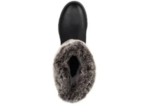 Belinga Black Faux Fur Trim Boot