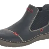 Belinga Black Slip-On Ankle Boot