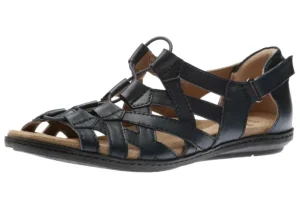 Belle Bridget Blue Leather Sandal
