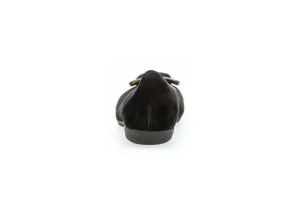 54.164.37 Black Tortoise Buckle Ballet Flat