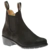 Blundstone 1960 - Women's Series Heel Black Nubuck Leather Boot