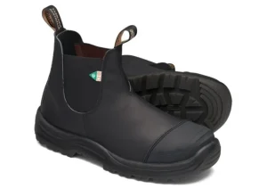 Blundstone 168 - Work & Safety Rubber Toe Cap Black Boot