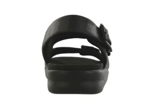 Bravo Black Bear Leather Heel Strap Sandal