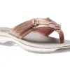 Breeze Sea Rose Gold Thong Sandal