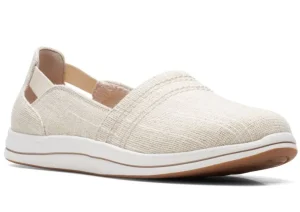Breeze Step Beige Canvas Slip-On Sneaker
