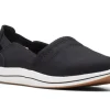 Breeze Step Black Slip-On Canvas Sneaker