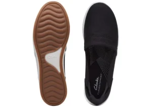 Breeze Step Black Slip-On Canvas Sneaker