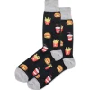 Burger and Fries Blk
