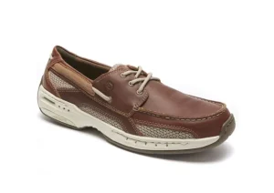 Captain Brown Leather Boat Shoe