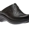 Catalonia 48 Black Leather Clog