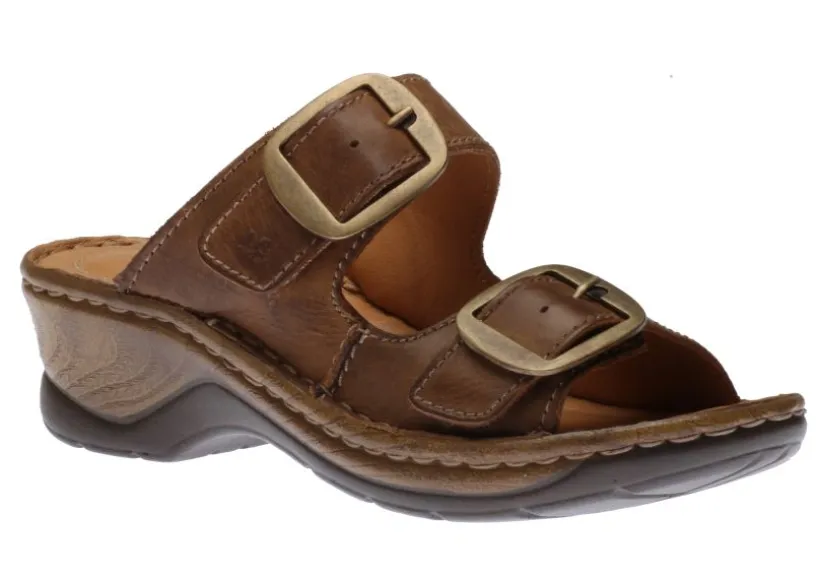 catalonia__brandy_brown_l_0.webp Catalonia 76 Brandy Brown Leather Big Buckle Slide Wedge Sandal