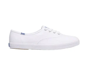 Champion White Lace-Up Canvas Sneaker