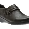 Cheyn Madi Black Leather Slip-On