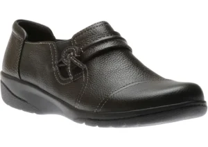 Cheyn Madi Black Leather Slip-On
