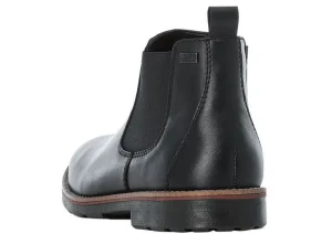 Clarino Black Leather Chelsea Boot