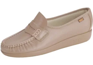 Classic Mocha Leather Slip-On Loafer