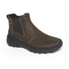 Cold Springs Plus Dark Brown Leather Chelsea Boot