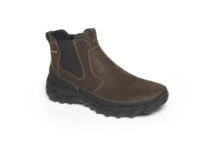 Cold Springs Plus Dark Brown Leather Chelsea Boot