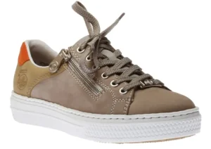 Columbo Grey Multicolour Lace-Up Sneaker