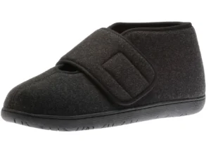 Comfort L2 Black Wool Slipper