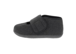 Comfort L2 Black Wool Slipper