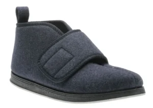 Comfortl Navy Wool Slipper