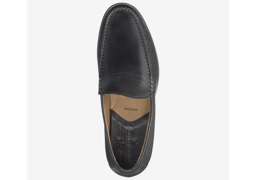 cresswell_black_leather_v_1.webp Cresswell Black Leather Venetian Loafer