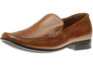 Cresswell Cognac Brown Leather Venetian Loafer