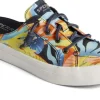 Crest Vibe Coral Floral Navy Multicolour Mule Sneaker