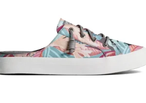 Crest Vibe Coral Floral Pink Mule Sneaker