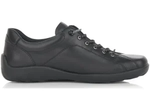 Cristallino Black Leather Sneaker
