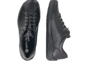 Cristallino Black Leather Sneaker