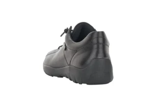 Cristallino Black Leather Sneaker